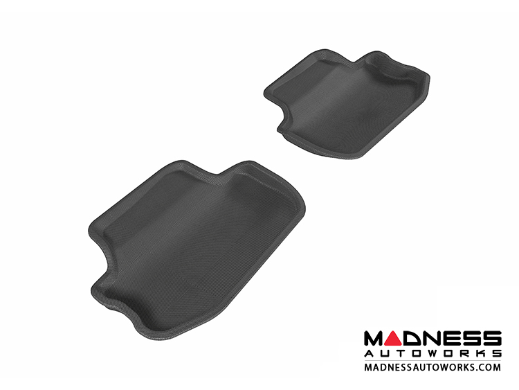 Chevrolet Camaro Floor Mats (Set of 2) - Rear - Black by 3D MAXpider (2010-2015)